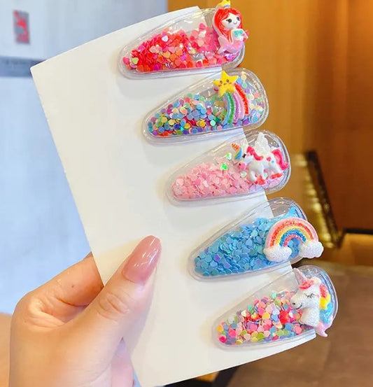 Confetti Hair Clips