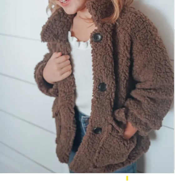 Chocolate Brown Teddy Coat