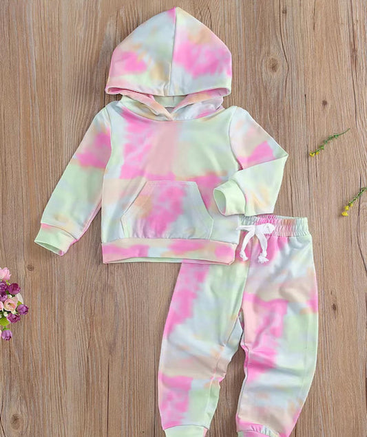 Tie Dyed Sweatsuit | Girls